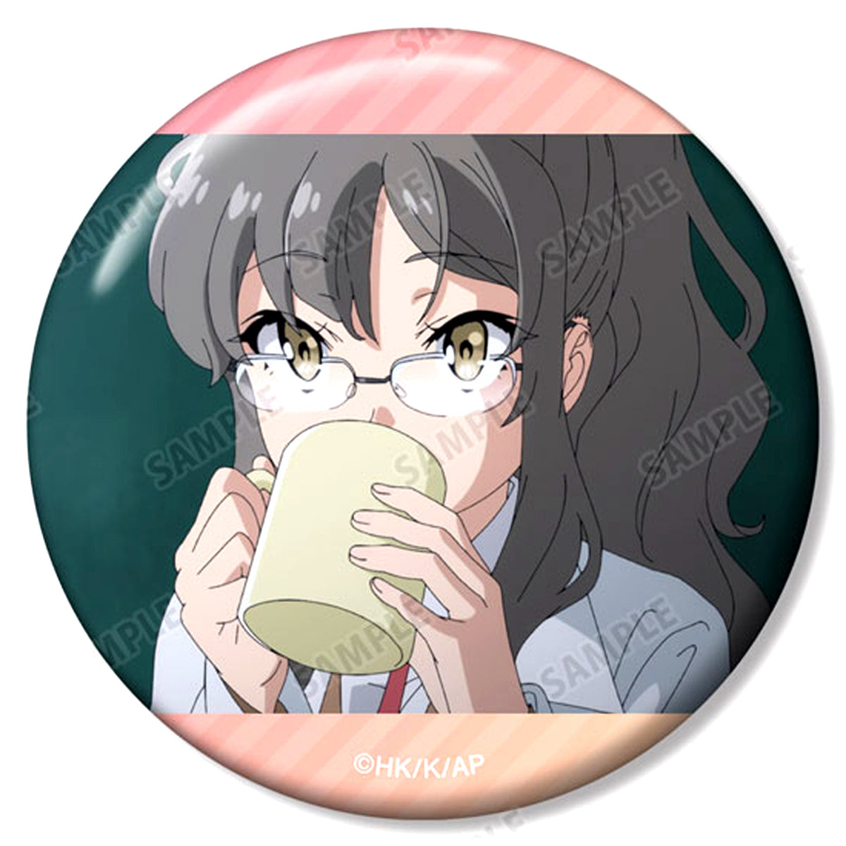 Rio Futaba B. Rascal Does Not Dream of a Sister Venturing Out Trading Scene Shot Button [USED]
