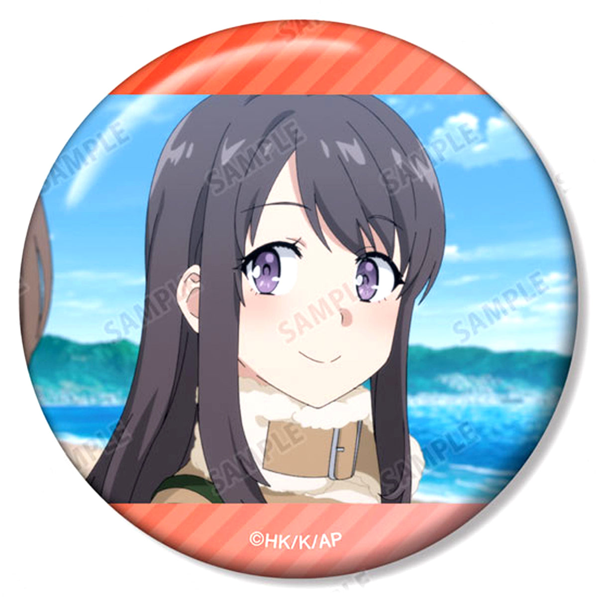 Uzuki Hirokawa B. Rascal Does Not Dream of a Sister Venturing Out Trading Scene Shot Button [USED]