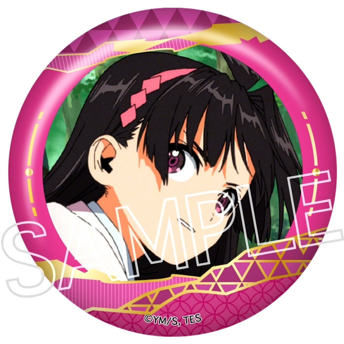 Ayako The Elusive Samurai Foil Stamped Button [USED]