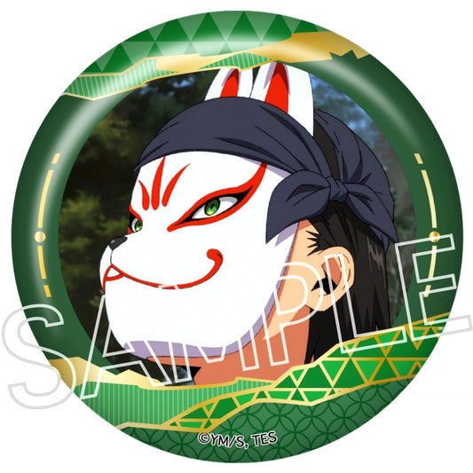 Genba Kazama The Elusive Samurai Foil Stamped Button [USED]