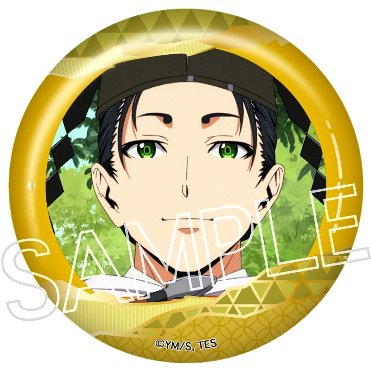 Yorishige Suwa The Elusive Samurai Foil Stamped Button [USED]