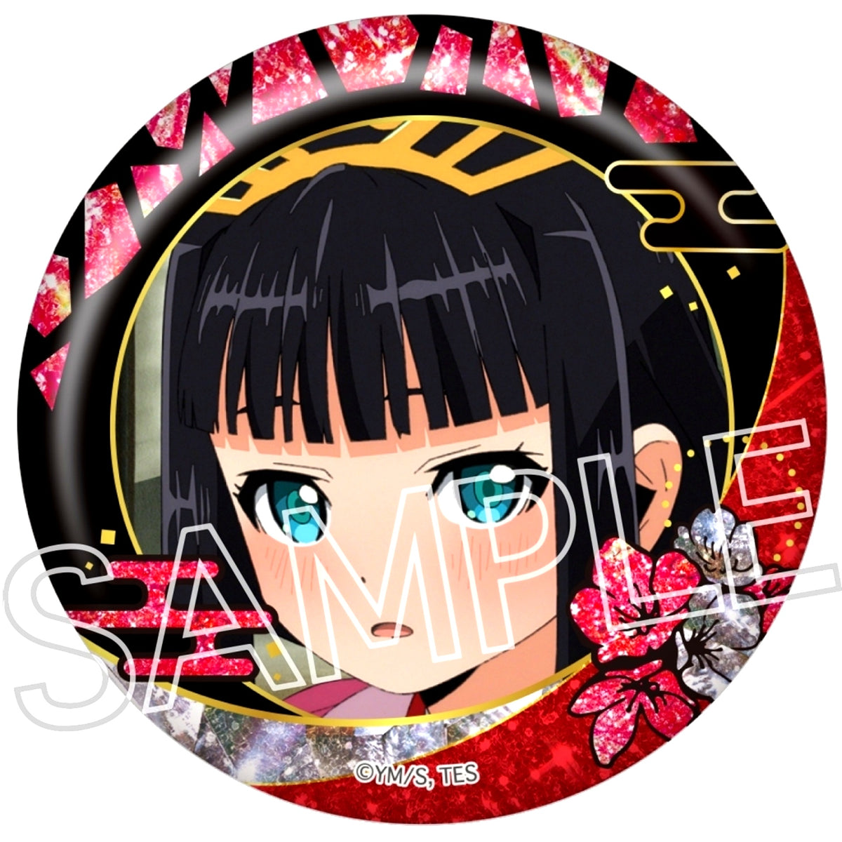 Shizuku The Elusive Samurai Raden Style Series Button [USED]