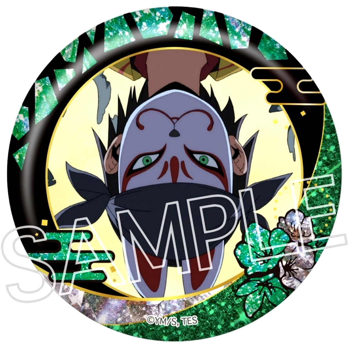 Genba Kazama The Elusive Samurai Raden Style Series Button [USED]