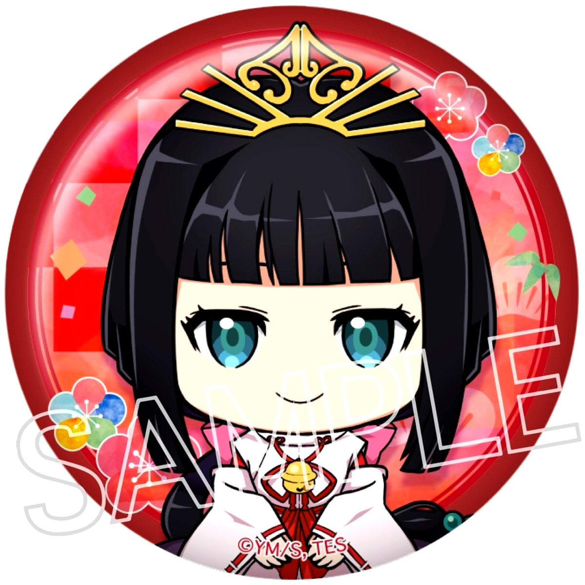 Shizuku The Elusive Samurai Tojicolle Button [USED]