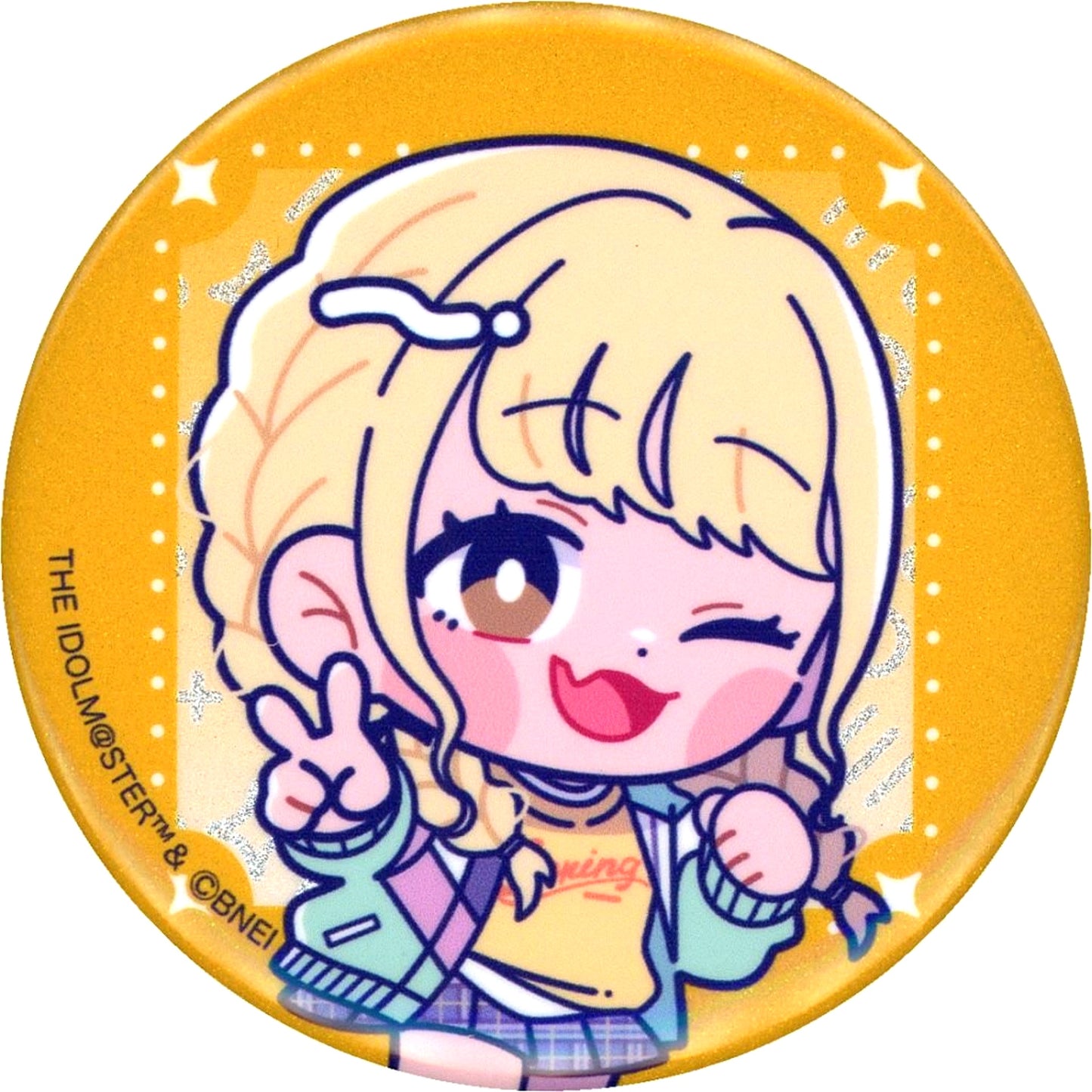 Kotone Fujita Gakuen Idolmaster x Newtro Glitter Badge Vol. 2 [USED]