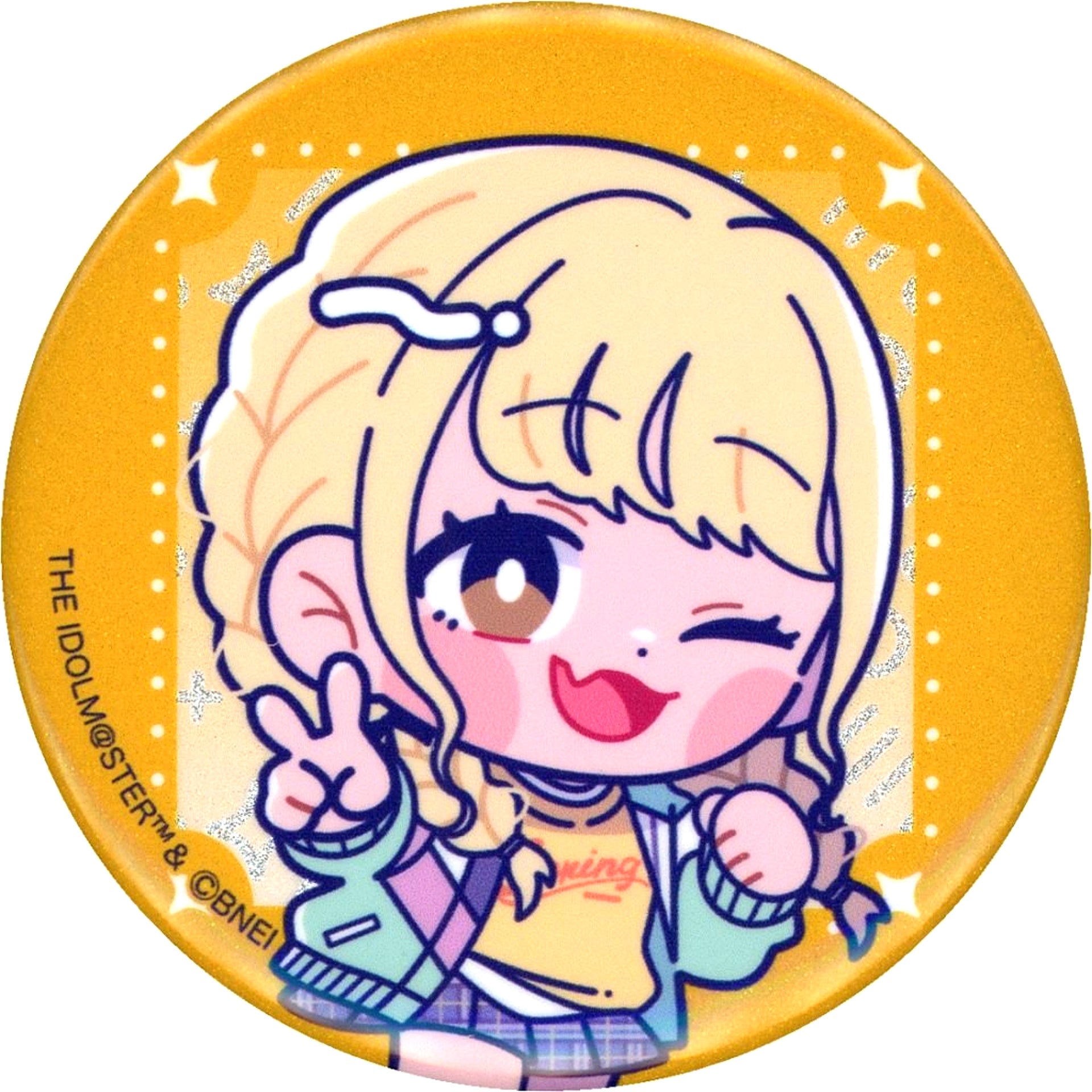 Kotone Fujita Gakuen Idolmaster x Newtro Glitter Badge Vol. 2 [USED]