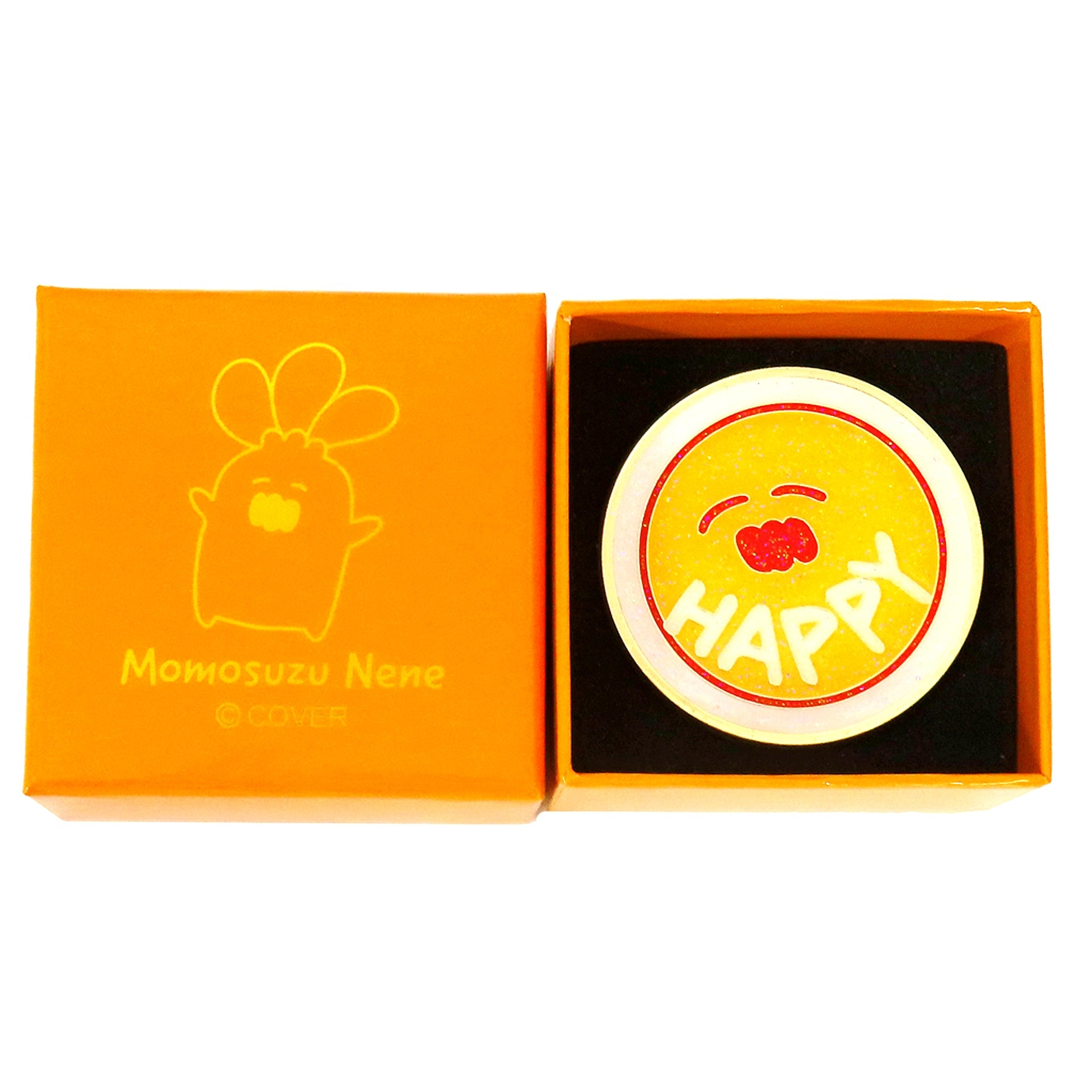 Momosuzu Nene Nekko Glitter Pin Badge Virtual YouTuber Hololive Momosuzu Nene 4th Anniversary [USED]