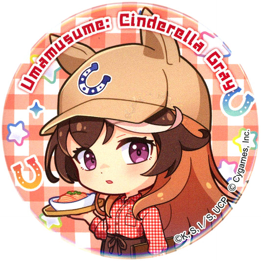 Symboli Rudolf Uma Musume Cinderella Gray x SWEETS PARADISE Trading Button [USED]