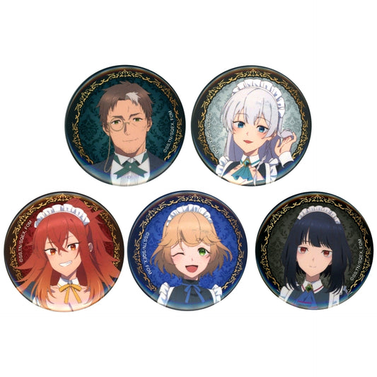 Set of 5 An Old Man from the Countryside Becomes a Sword Master x Atre Akihabara POP UP SHOP Button Collection [USED]