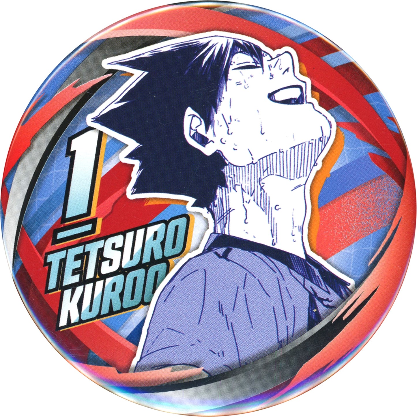 Tetsuro Kuroo Haikyu!! Collection Button FUN!! FAN PARK [USED]