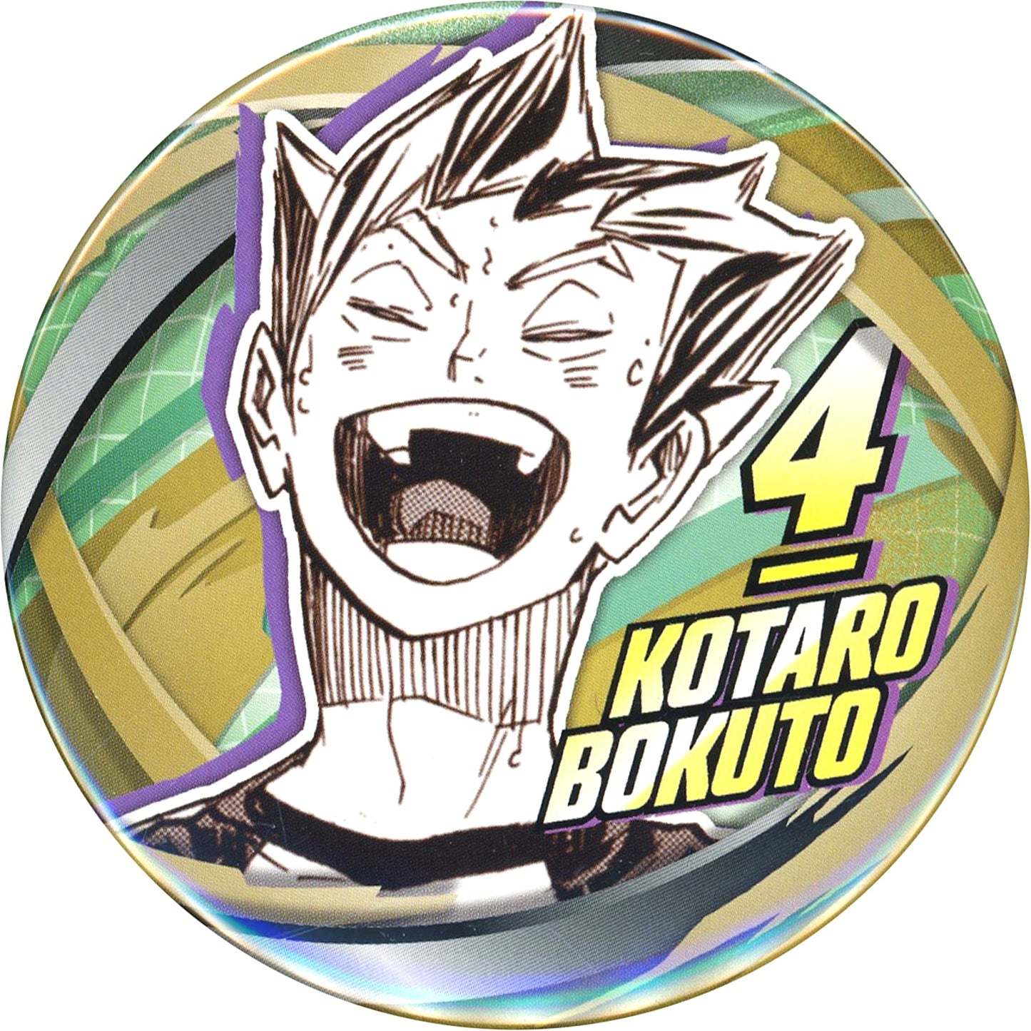 Kotaro Bokuto Haikyu!! Collection Button FUN!! FAN PARK [USED]