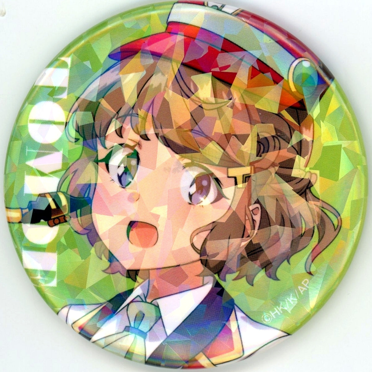Tomoe Koga Face Up Rascal Does Not Dream Series POP UP SHOP in TOWER RECORDS Hologram Button 01. Marching Band Ver. Illustration [USED]