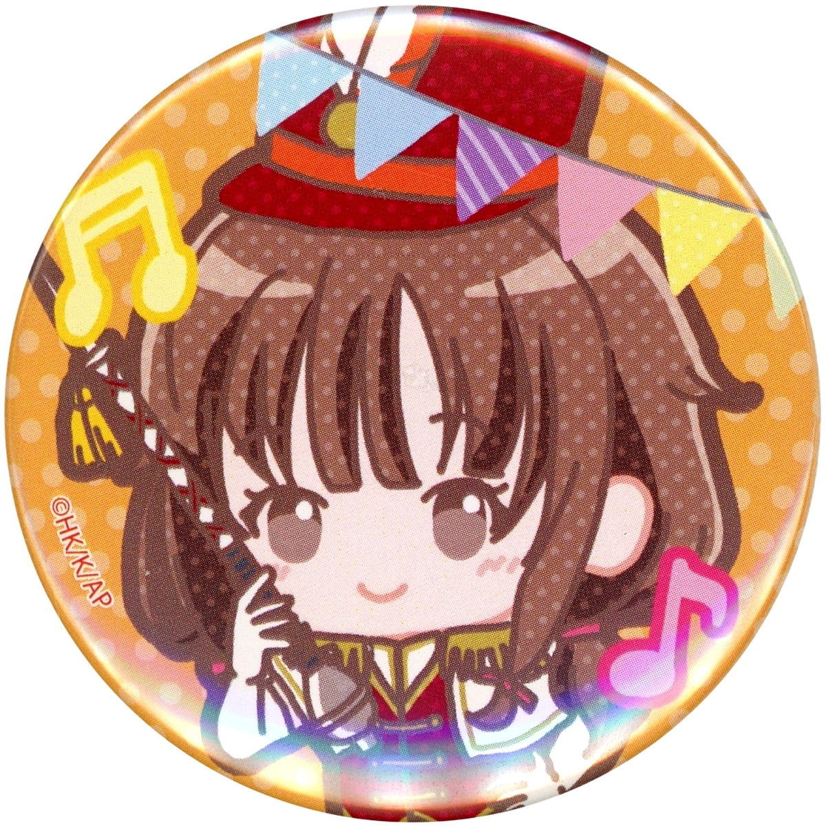 Kaede Azusagawa Rascal Does Not Dream Series POP UP SHOP in TOWER RECORDS Button 01. Marching Band Ver. POP Art Illustration [USED]
