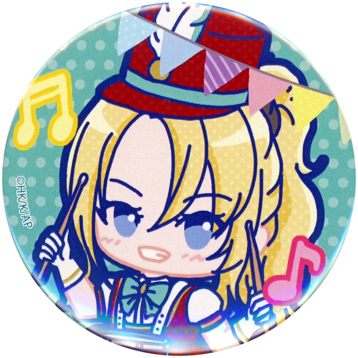 Nodoka Toyohama Rascal Does Not Dream Series POP UP SHOP in TOWER RECORDS Button 01. Marching Band Ver. POP Art Illustration [USED]