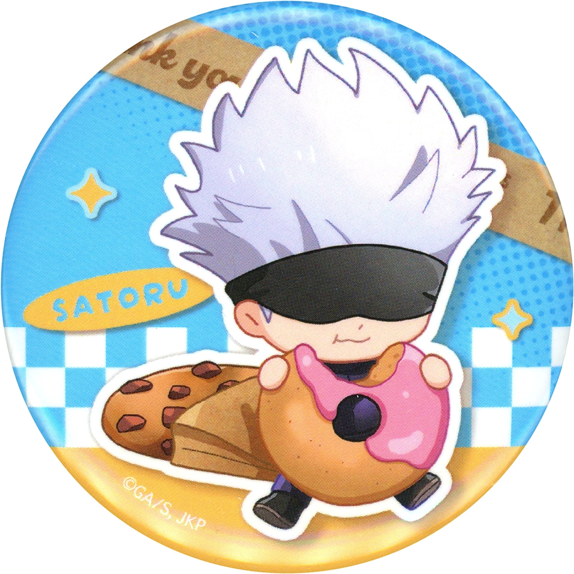 Satoru Gojo Jujutsu Kaisen Trading Button Narabete Party [USED]