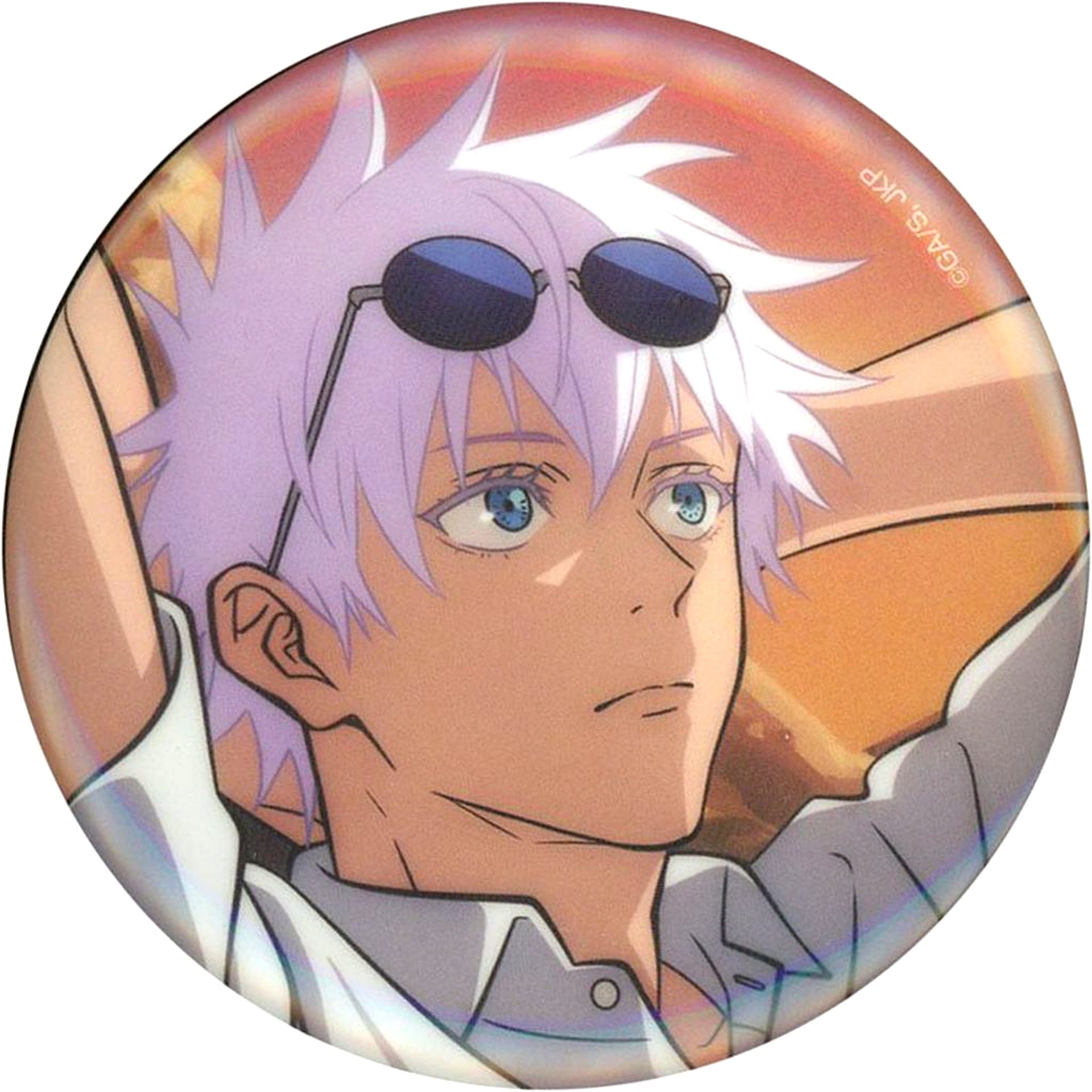 Satoru Gojo Twilight Time Normal Jujutsu Kaisen Button SEGA Lucky Kuji Daytime Twilight Prize E [USED]