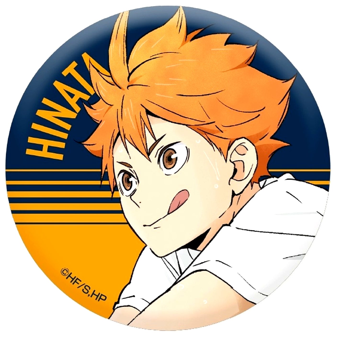 Shoyo Hinata Haikyu!! Trading Button Receive [USED]