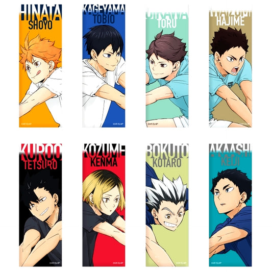Set of 8 Haikyu!! Trading Long Button Receive [USED]