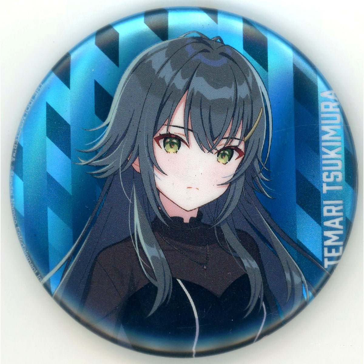 Temari Tsukimura Hologram Gakuen Idolmaster BLACK COLLECTION by ZOZOTOWN Badge [USED]