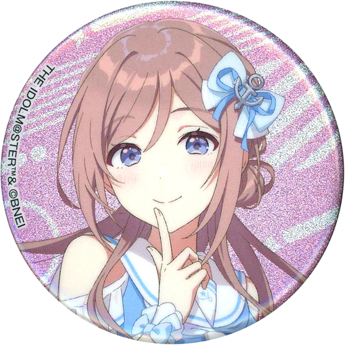 Rinami Himesaki Gakuen Idolmaster x Lawson Glitter Button [USED]