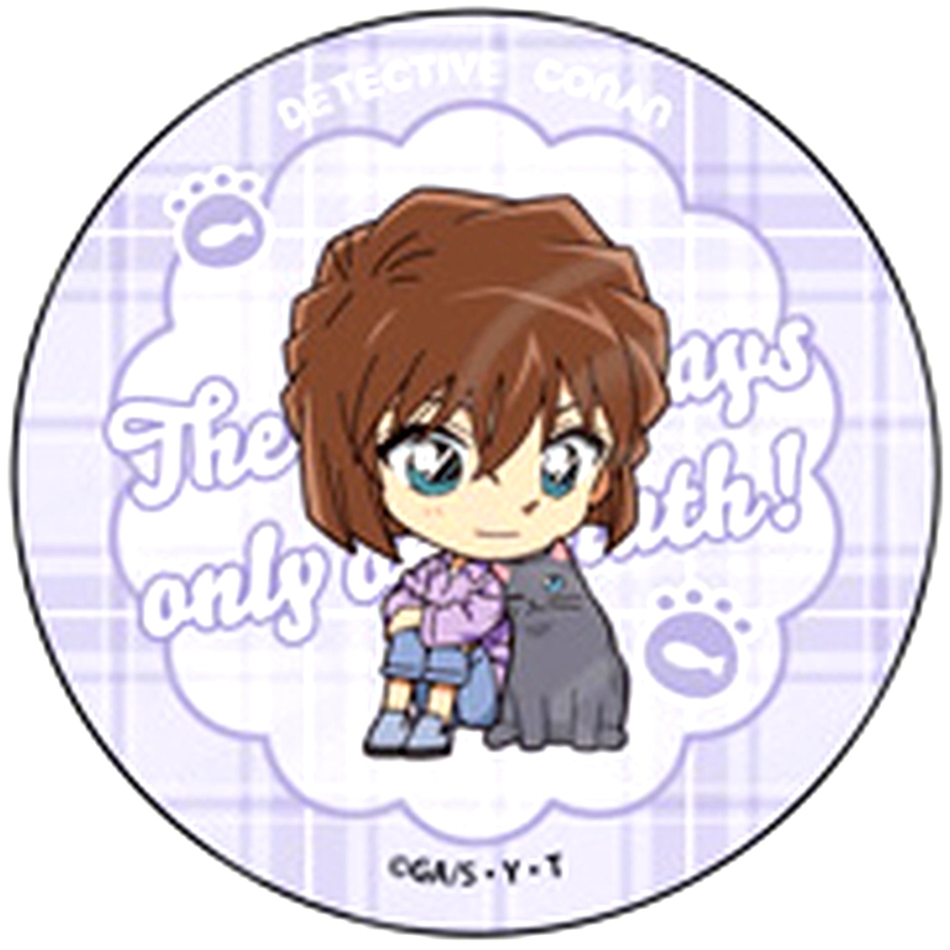 Ai Haibara Detective Conan Button Deformed Cat Ver. 4 [USED]
