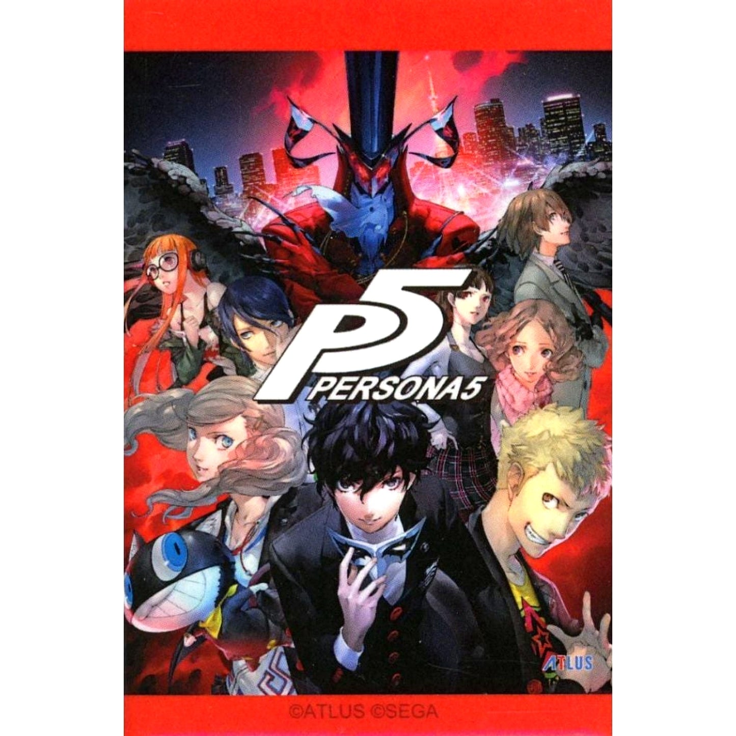 Persona 5 Atlus 35th Anniversary Package Type Trading Button [USED]