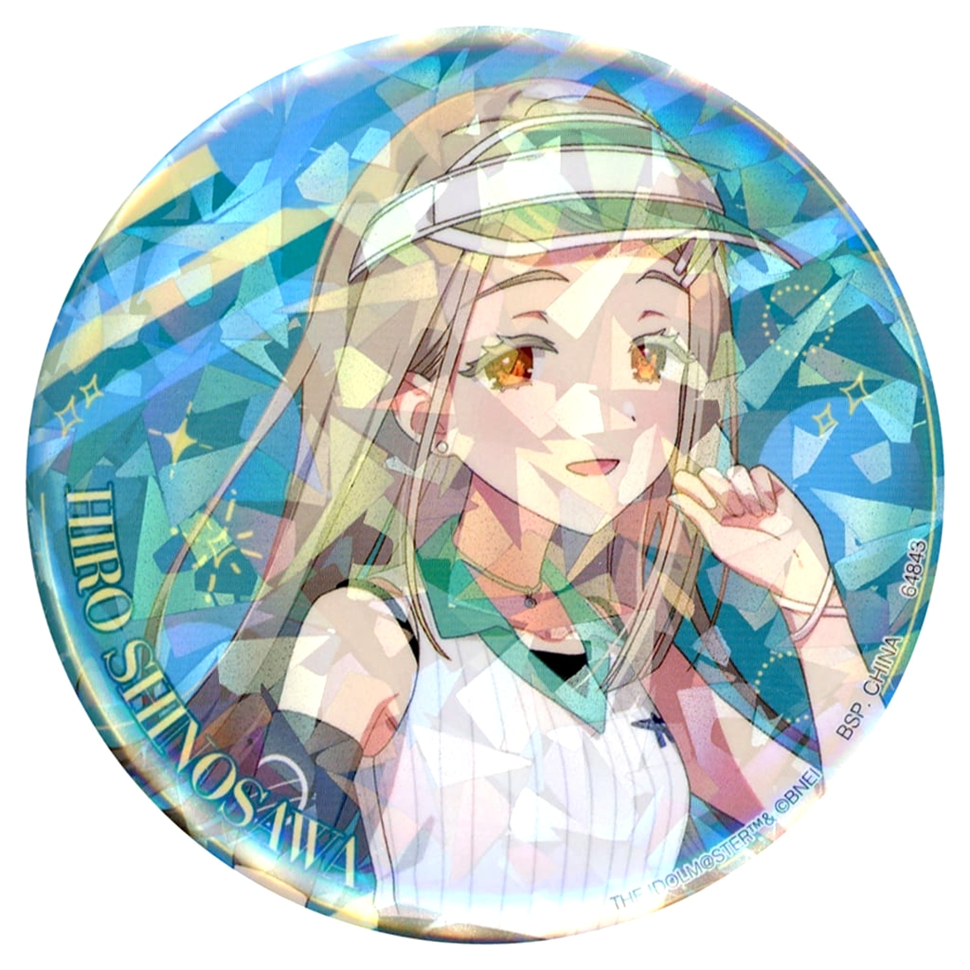 Gakuen iDOLM@STER Hiro Shinosawa Ichiban Kuji Collection Kira Button Part2 Prize G [USED]