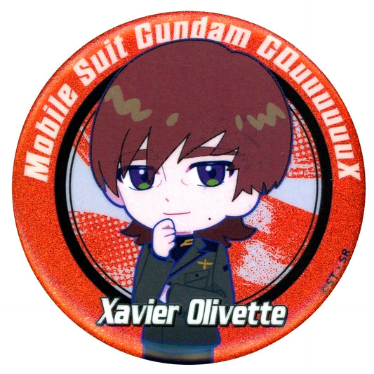 Exabe Oribe Mobile Suit Gundam GQuuuuuuX x Tokyu Kabukicho Tower Climax Collaboration Trading Mini Character Tin Badge [USED]