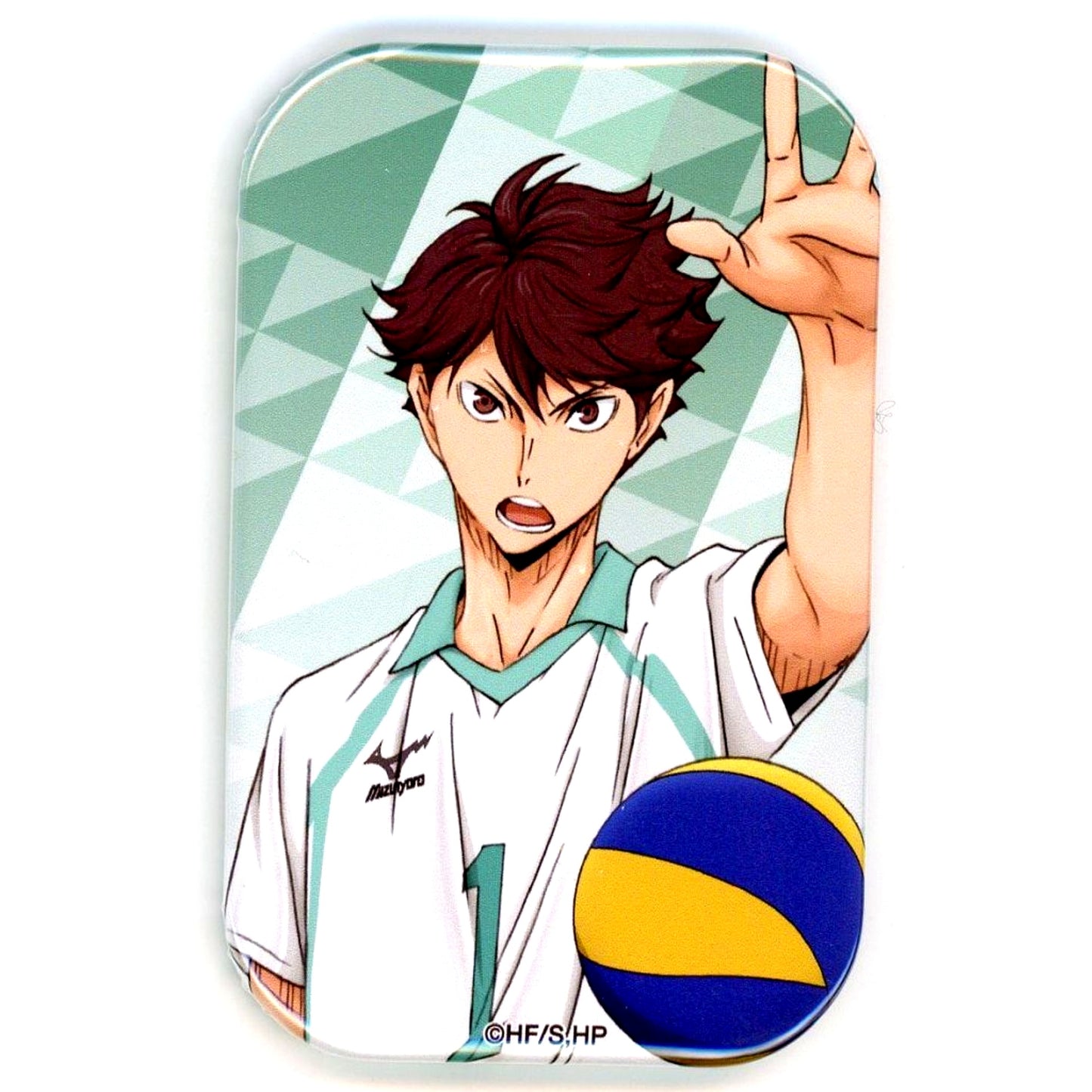 Toru Oikawa Haikyu!! Asobitsukuse!! in Namjatown Summer version Square Button Collection E Spring High Preliminary 2 [USED]
