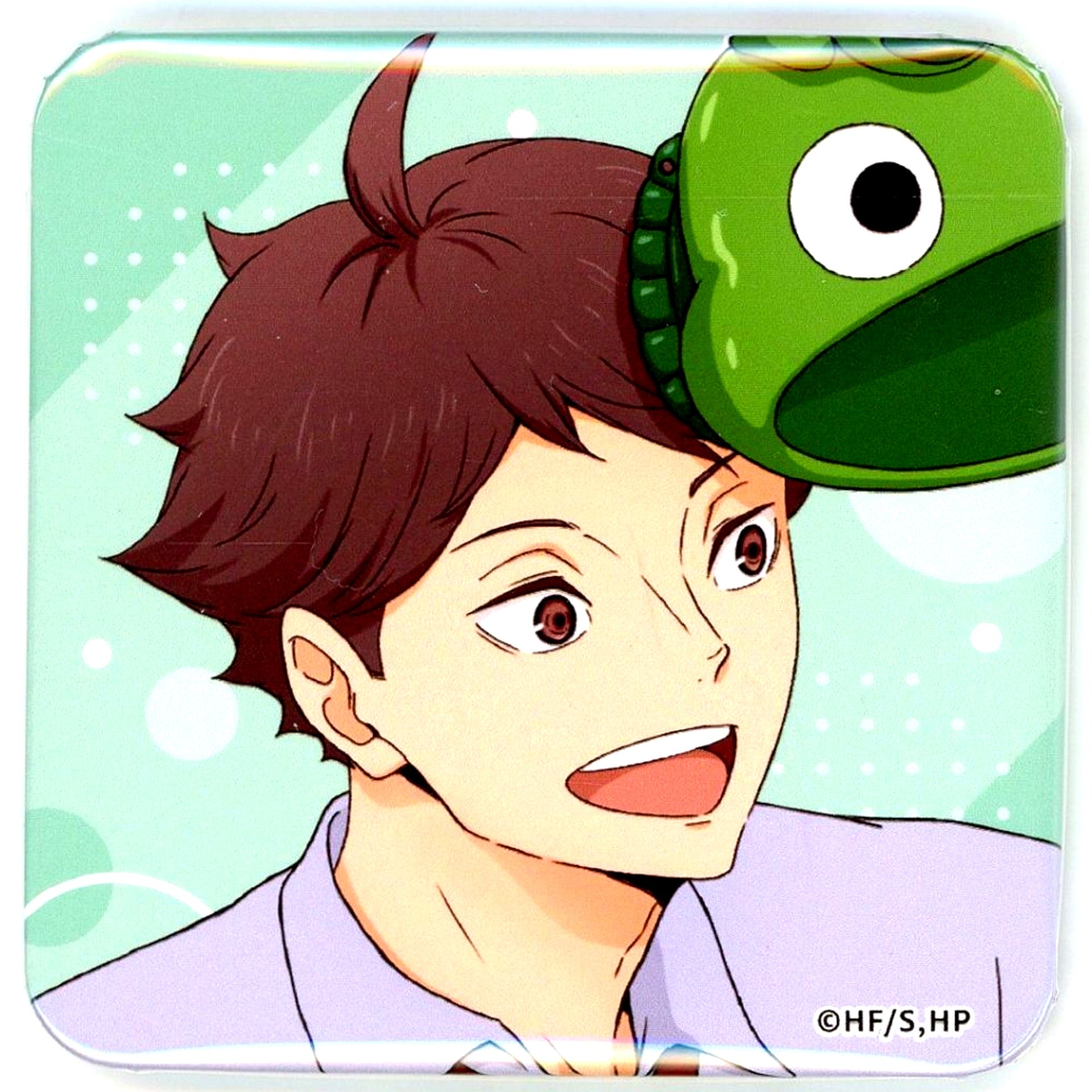 Toru Oikawa No Name Haikyu!! Square Button Minigame Lets Choose Peeking Face Fortune Prize B Small Fortune Play Hard in Namjatown Summer version [USED]
