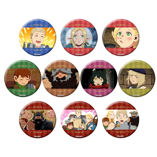 Set of 10 Delicious in Dungeon Trading Button Vol.2 [USED]