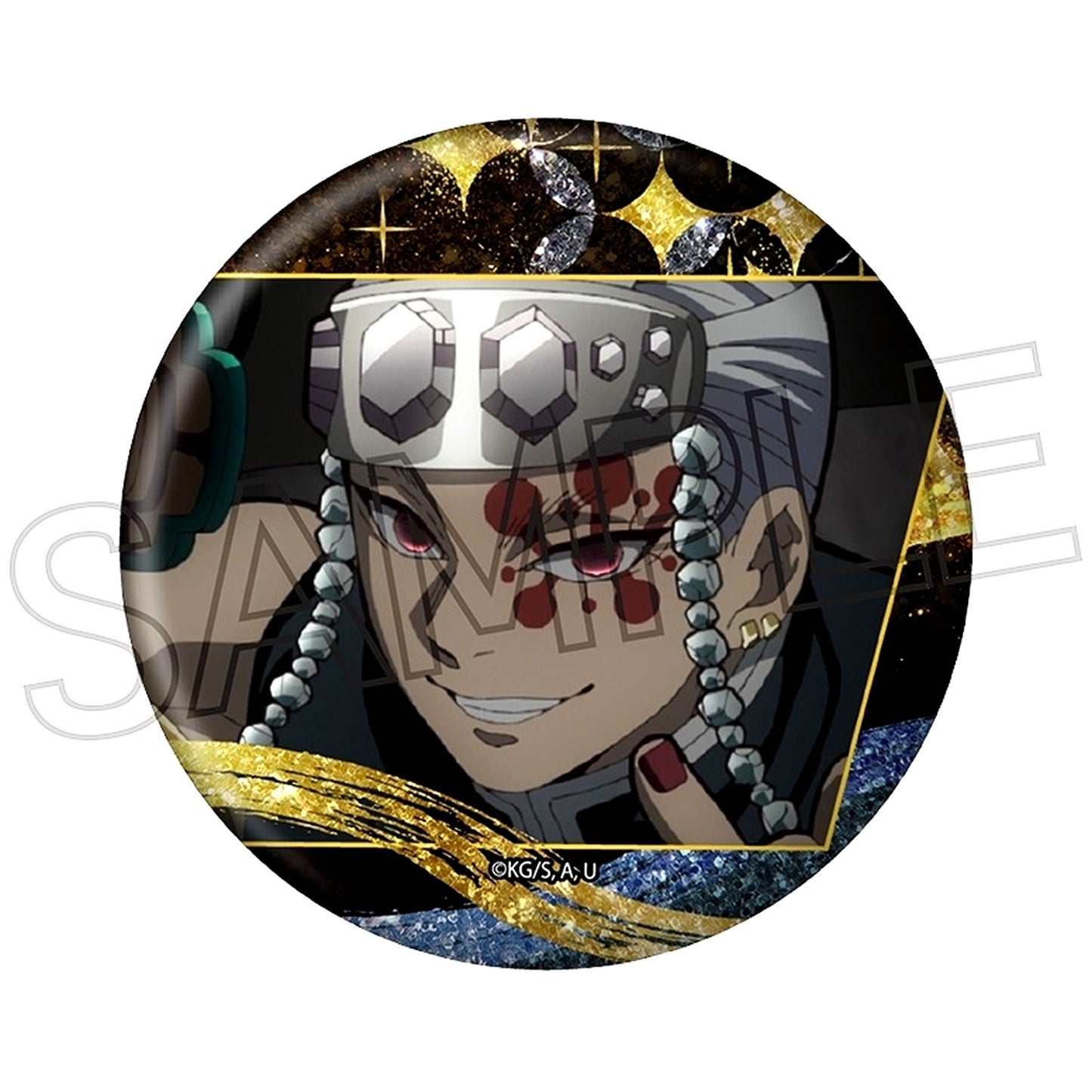 Tengen Uzui Demon Slayer Kimetsu no Yaiba Glitter Button Vol.3 B [USED]