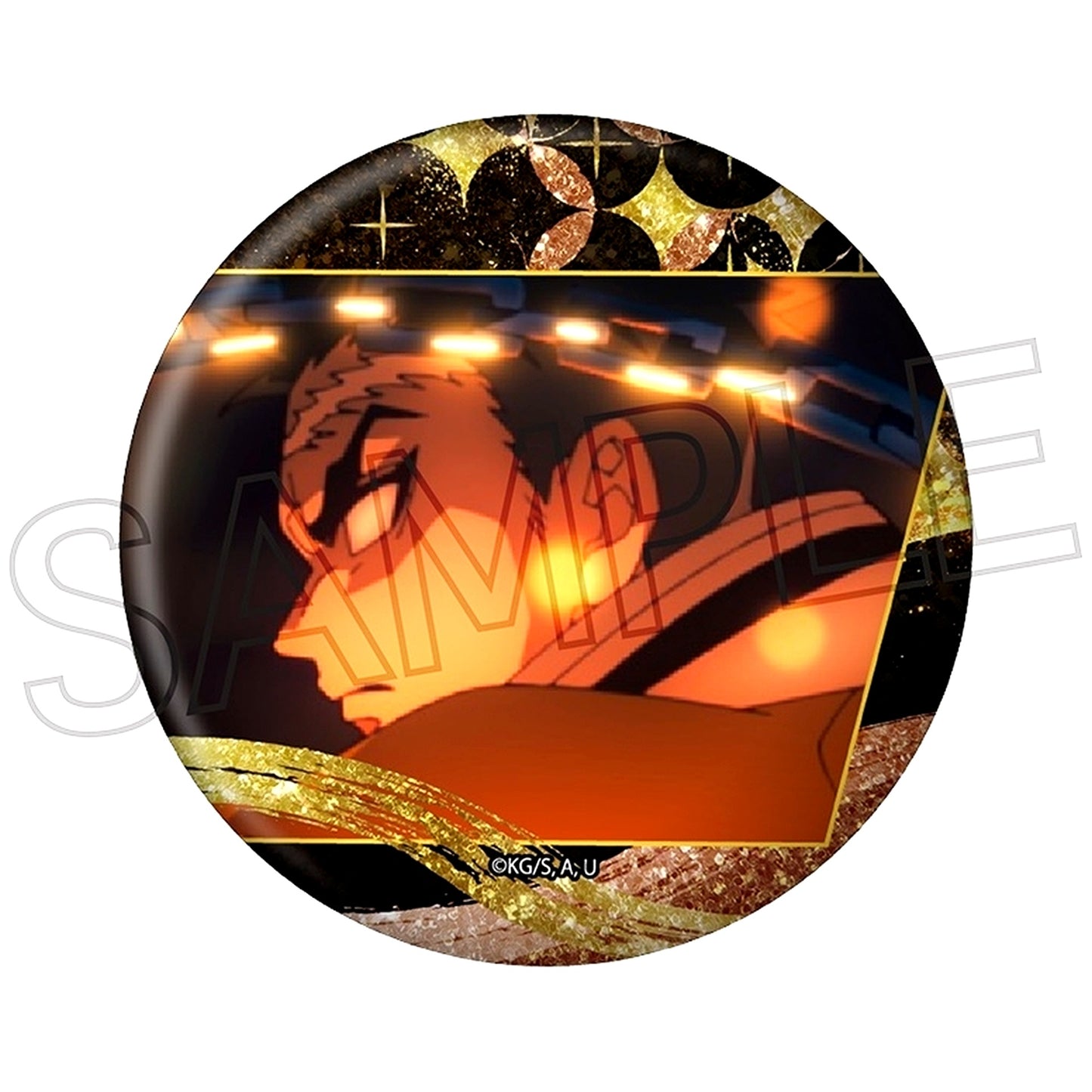 Gyomei Himejima Demon Slayer: Kimetsu no Yaiba Glitter Button Vol.3 B [USED]