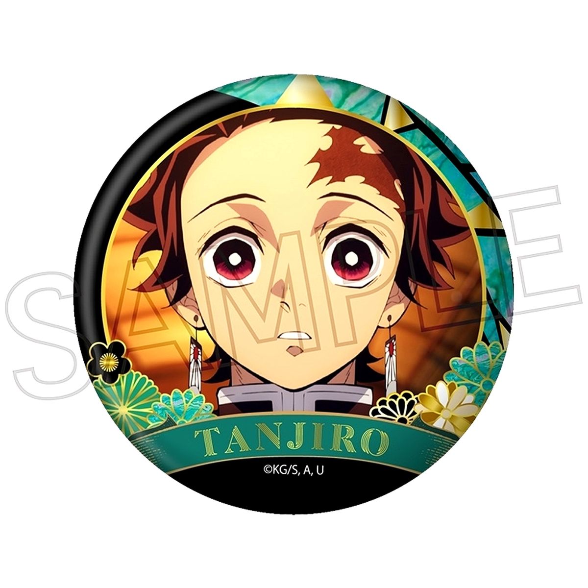 Tanjiro Kamado Demon Slayer: Kimetsu no Yaiba Raden Style Series Button vol.4 [USED]