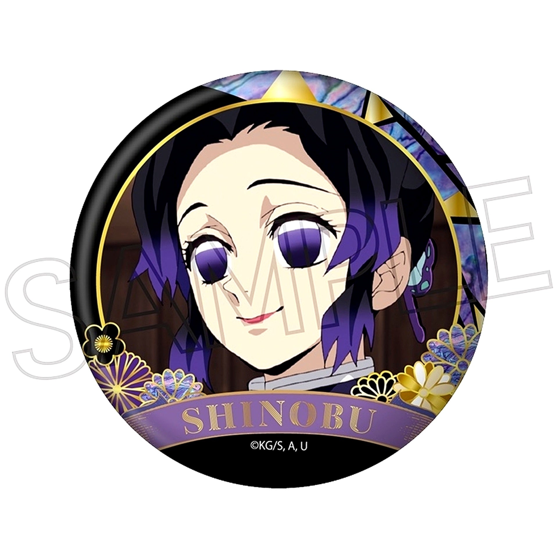 Shinobu Kocho Demon Slayer Kimetsu no Yaiba Raden Style Series Button Vol.4 [USED]
