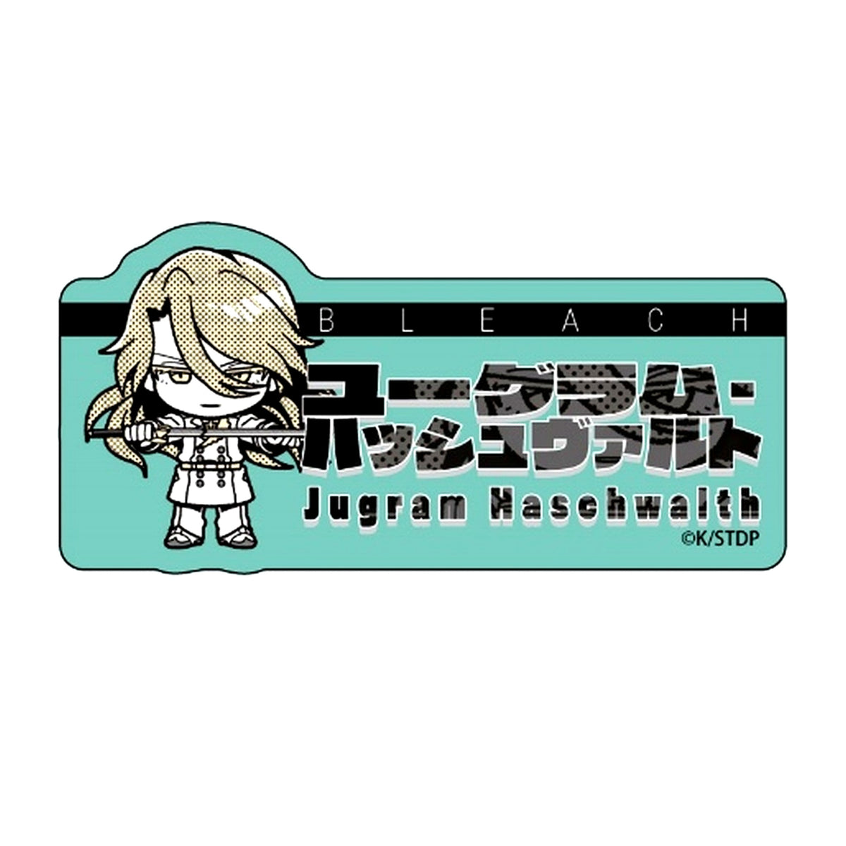 Jugram Haschwalth Bleach Thousand-Year Blood War Name Badge MONOCOLOR POPUP SHOP [USED]