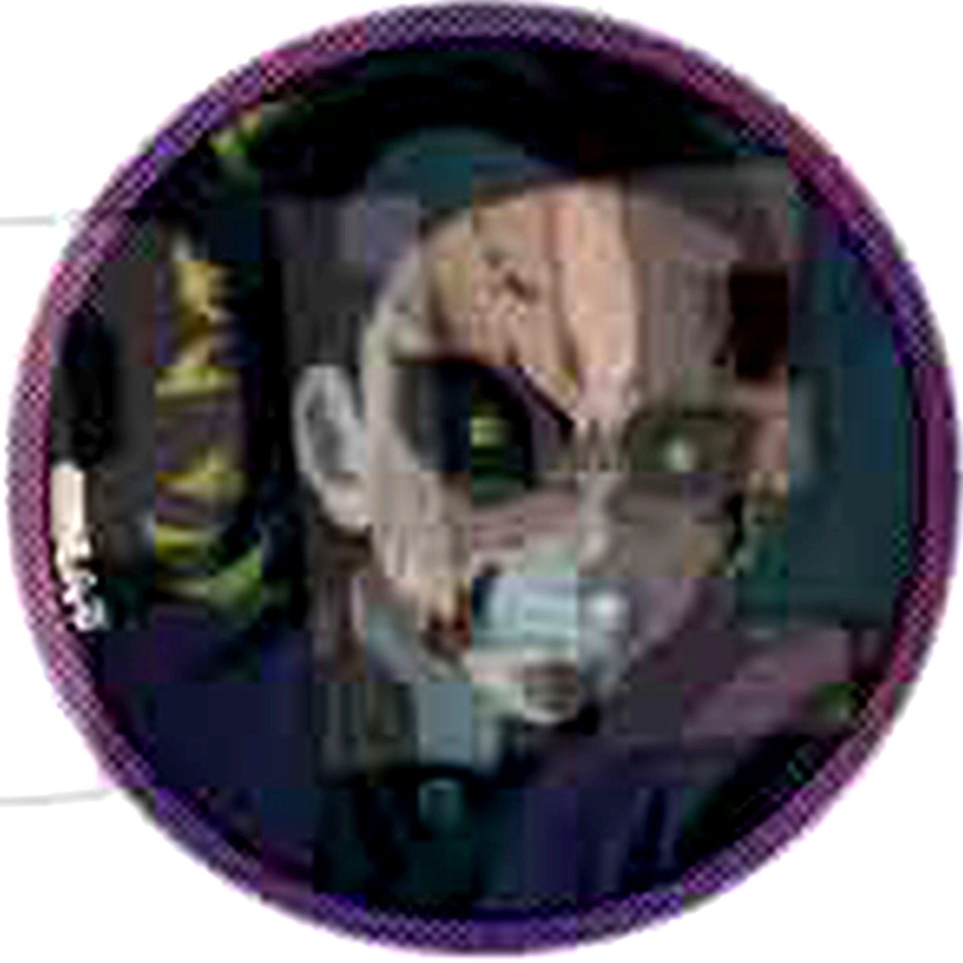 Genya Shinazugawa Demon Slayer Trading Hologram Button Part 2 [USED]