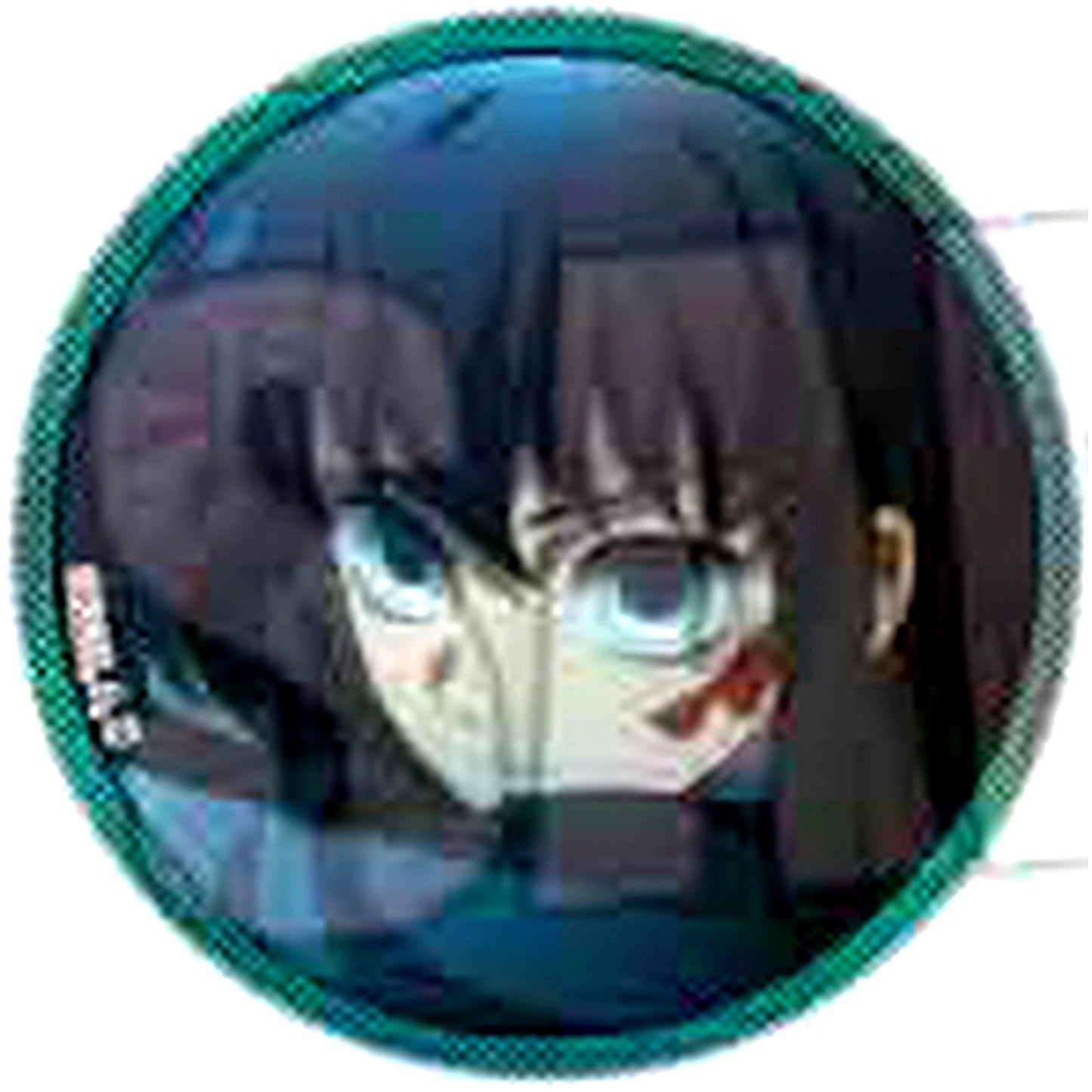 Muichiro Tokito Demon Slayer Trading Hologram Button Part 2 [USED]