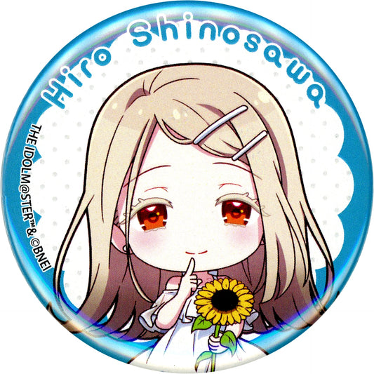 Hiro Shinosawa Gakuen Idolmaster POP UP SHOP sunflower Mini Character Button Ver. [USED]
