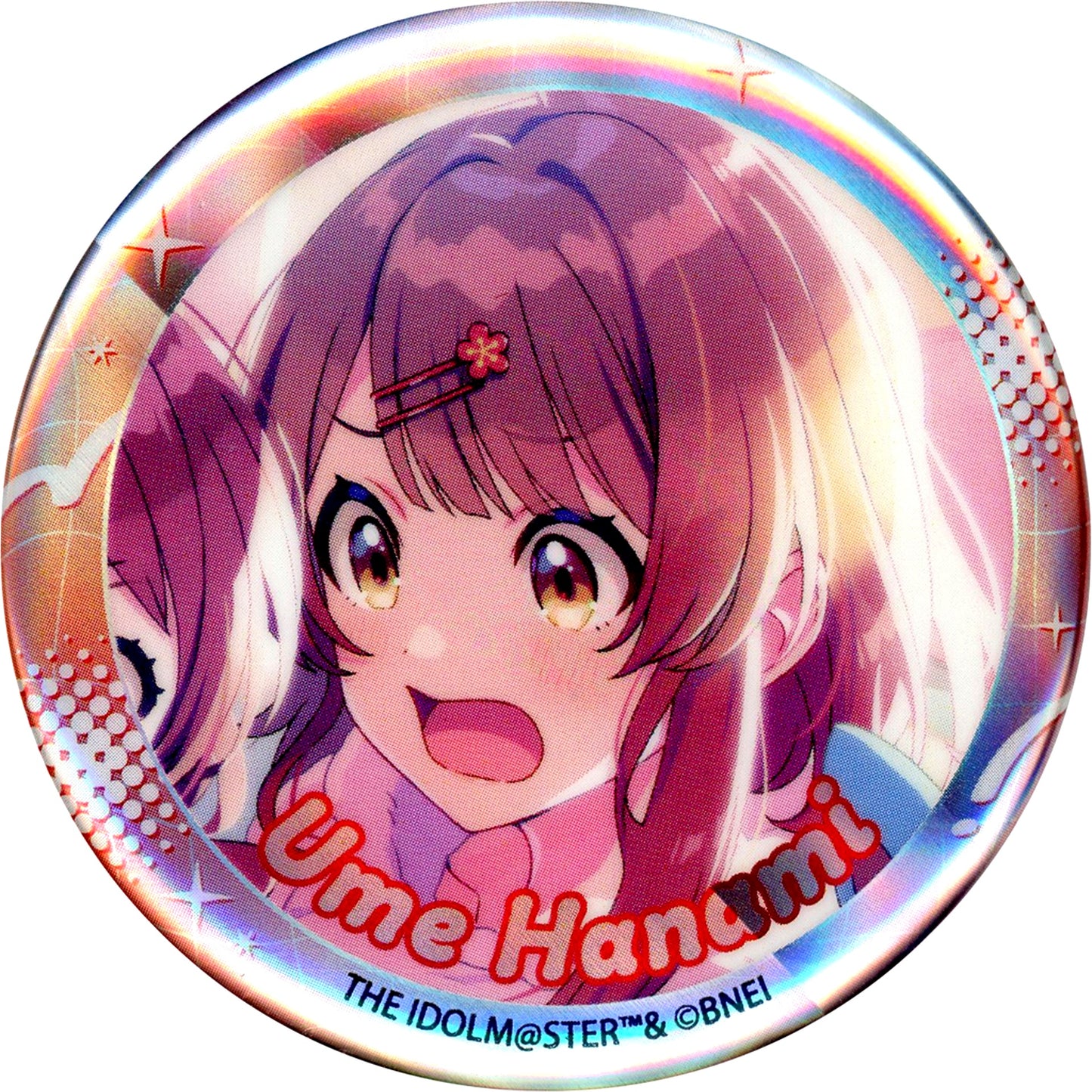 Ume Hanami Gakuen Idolmaster POP UP SHOP Aurora Tin Badge [USED]