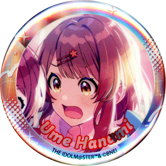 Ume Hanami Gakuen Idolmaster POP UP SHOP Aurora Tin Badge [USED]