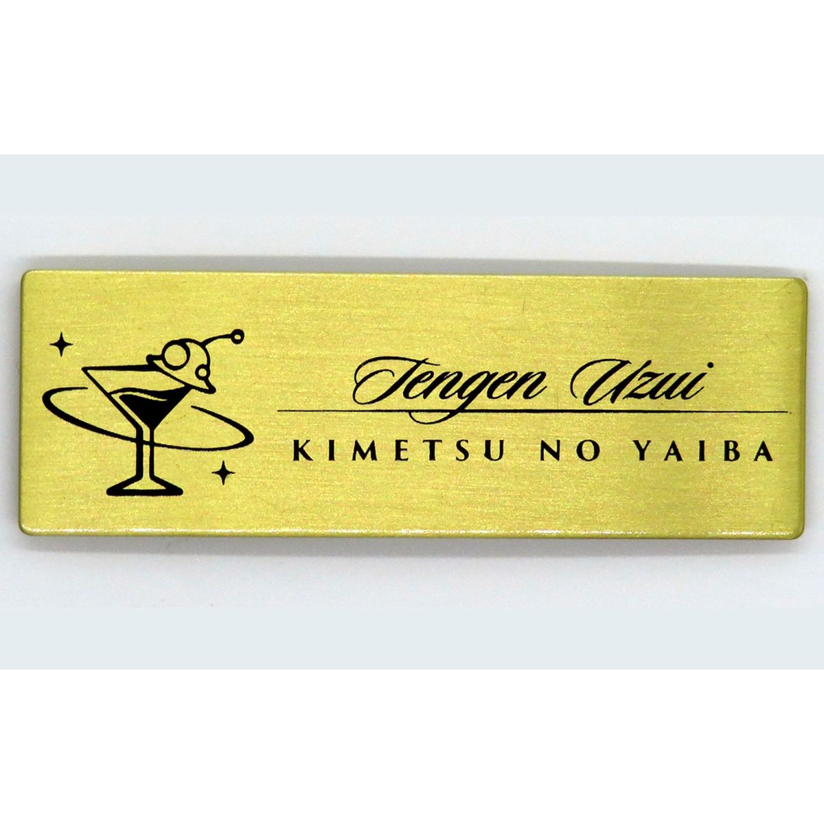 Tengen Uzui Demon Slayer: Kimetsu no Yaiba x ufotable MOCKTAIL BAR GINZA Replica Name Badge [USED]