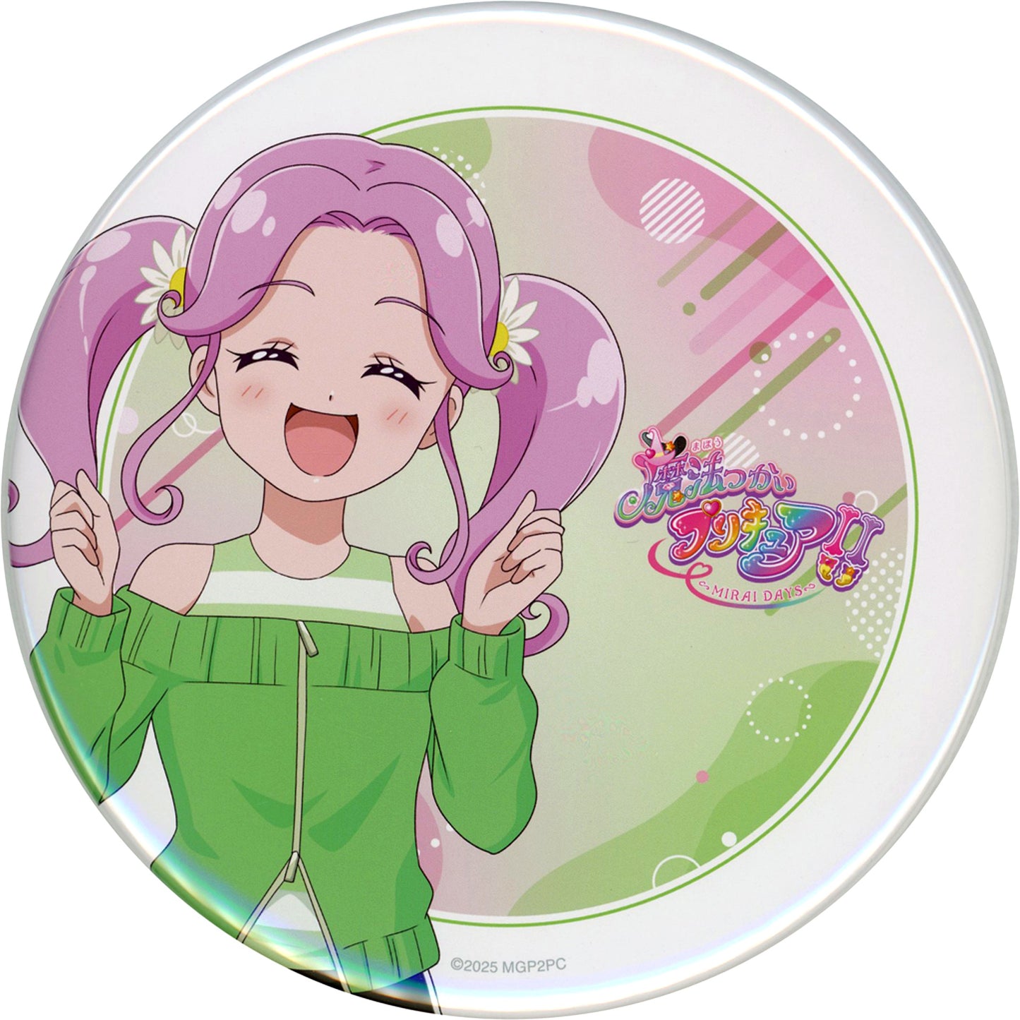 Kotoha Hanami Newly Drawn Sporty Look Ver. BIG Badge Maho Girls Precure MIRAI DAYS ROUND1 Collabo Campaign [USED]