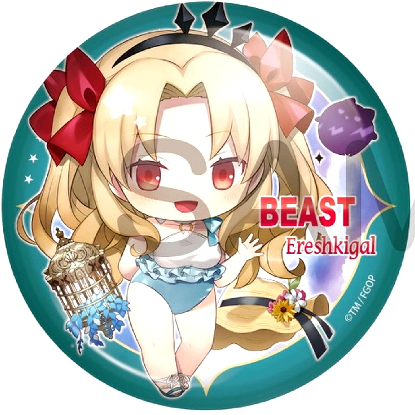 Fate/Grand Order Beast Ereshkigal Charatoria Can Badge Vol.20 [USED]
