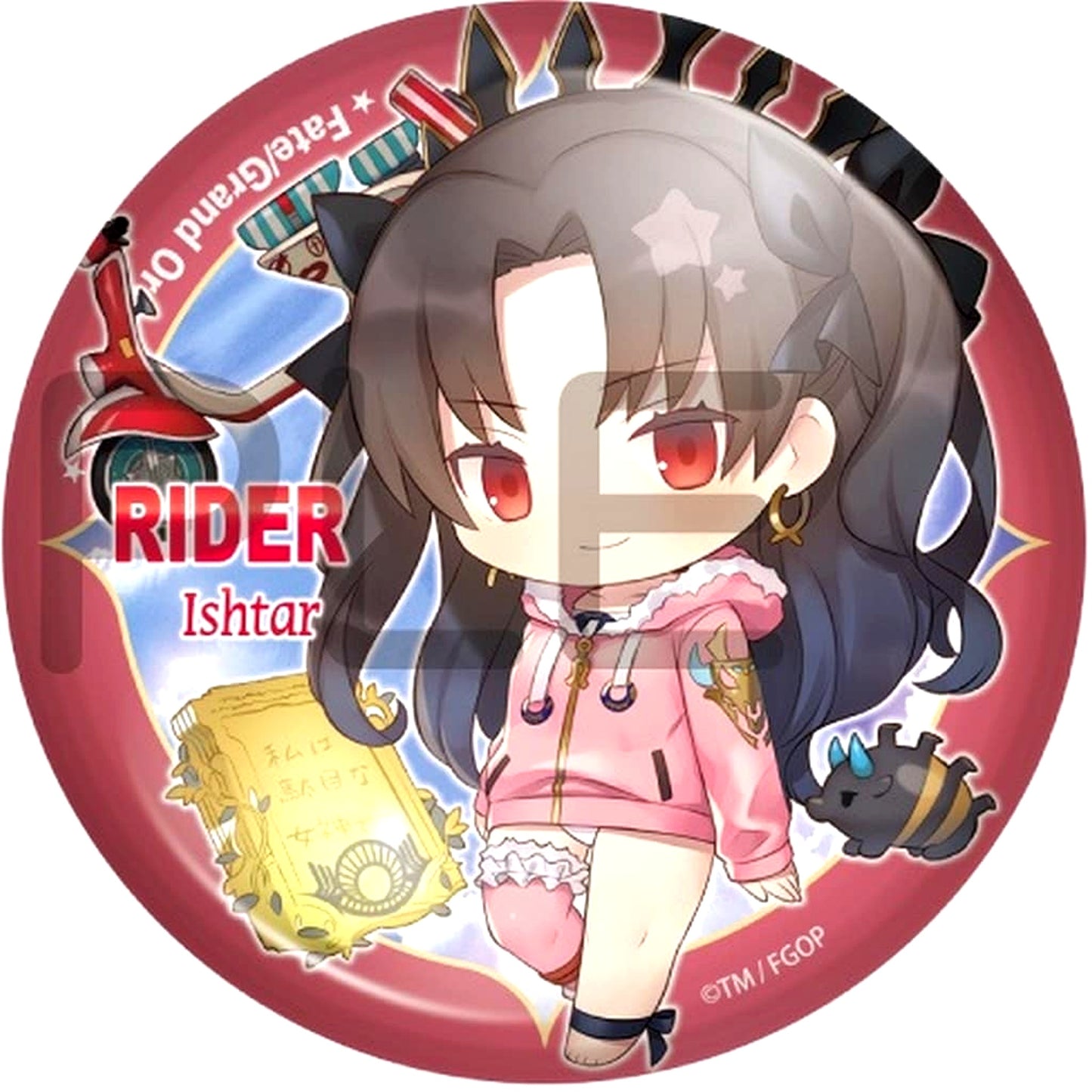 Fate/Grand Order Rider Ishtar Charatoria Can Badge Vol.20 [USED]
