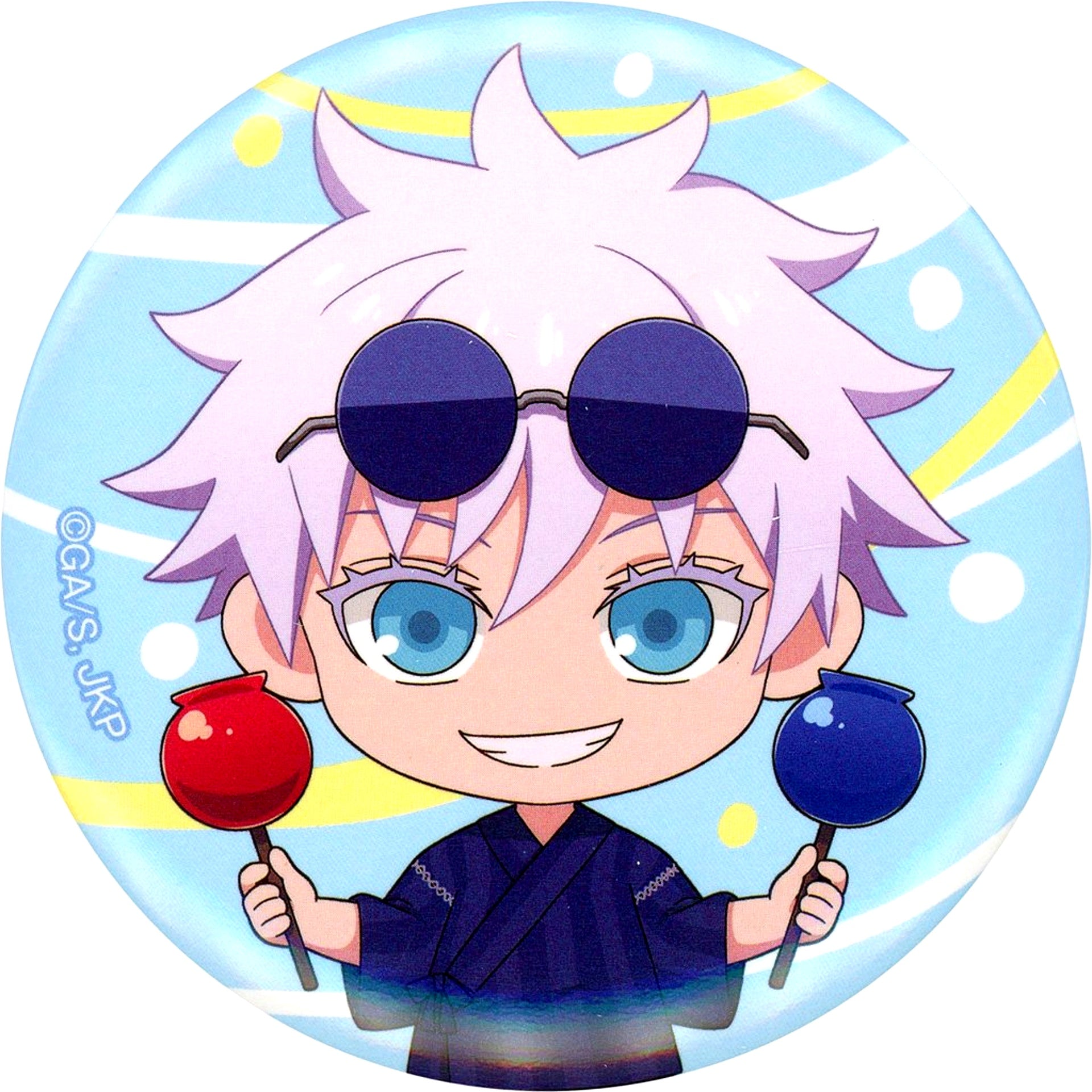 Satoru Gojo SD The Movie Compilation Jujutsu Kaisen Hidden Inventory Lawson Campaign Button B [USED]