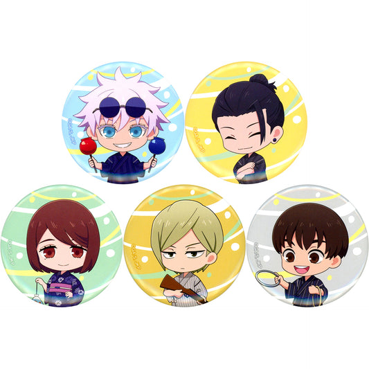 Set of 5 Theatrical Compilation Jujutsu Kaisen Hidden Inventory Premature Death x Lawson Campaign Button B [USED]