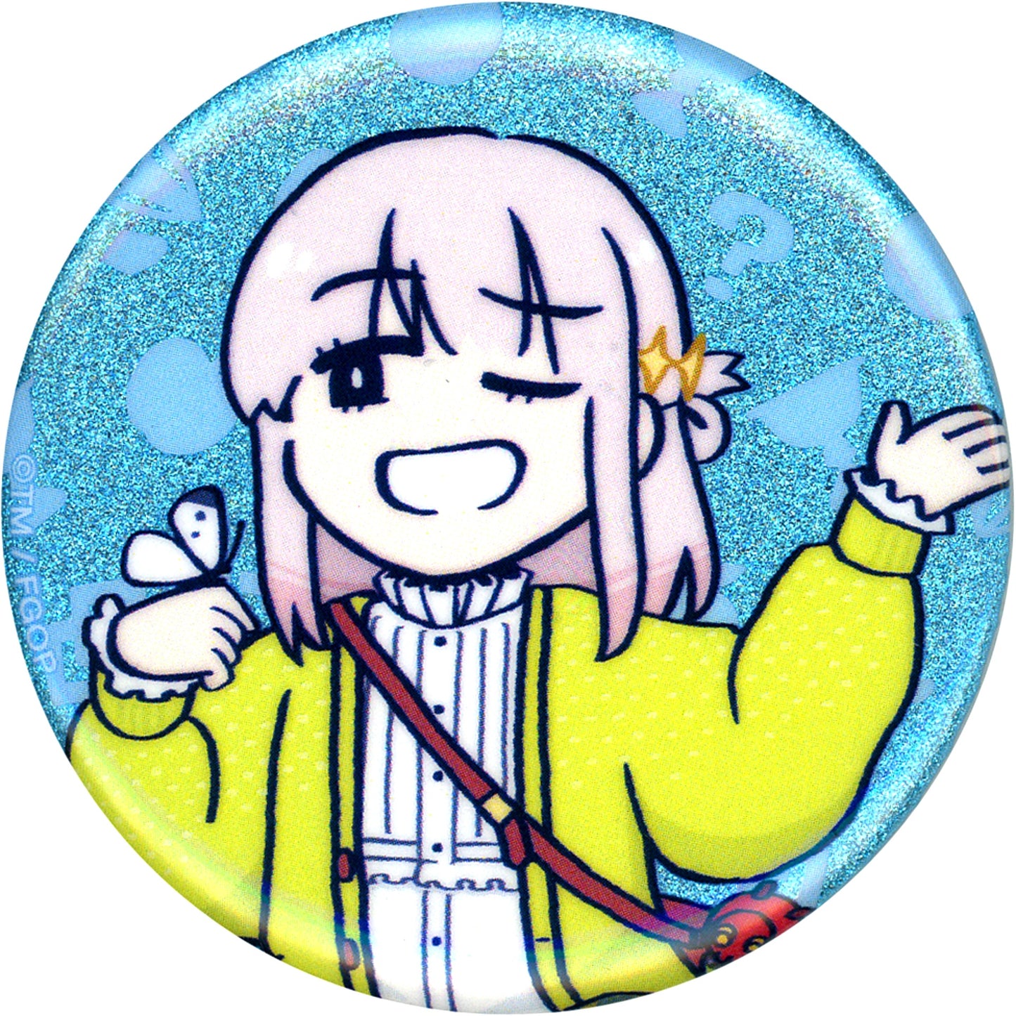 Oberon Fate/Grand Order Fujimaru Ritsuka wa Wakaranai Tsuchida Drawn Cherry Blossom Viewing Ver Trading Glitter Button POP UP STORE in Loft vol 2 [USED]