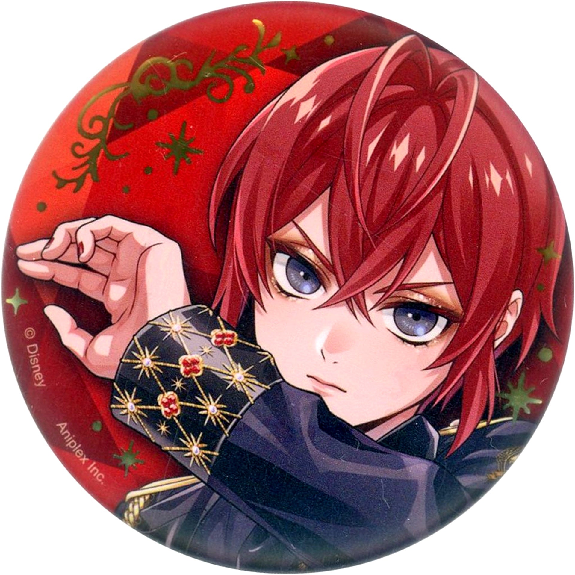 Riddle Rosehearts Disney Twisted-Wonderland Button Collection Vol. 1 5th Anniversary POP-UP SHOP Dazzling [USED]