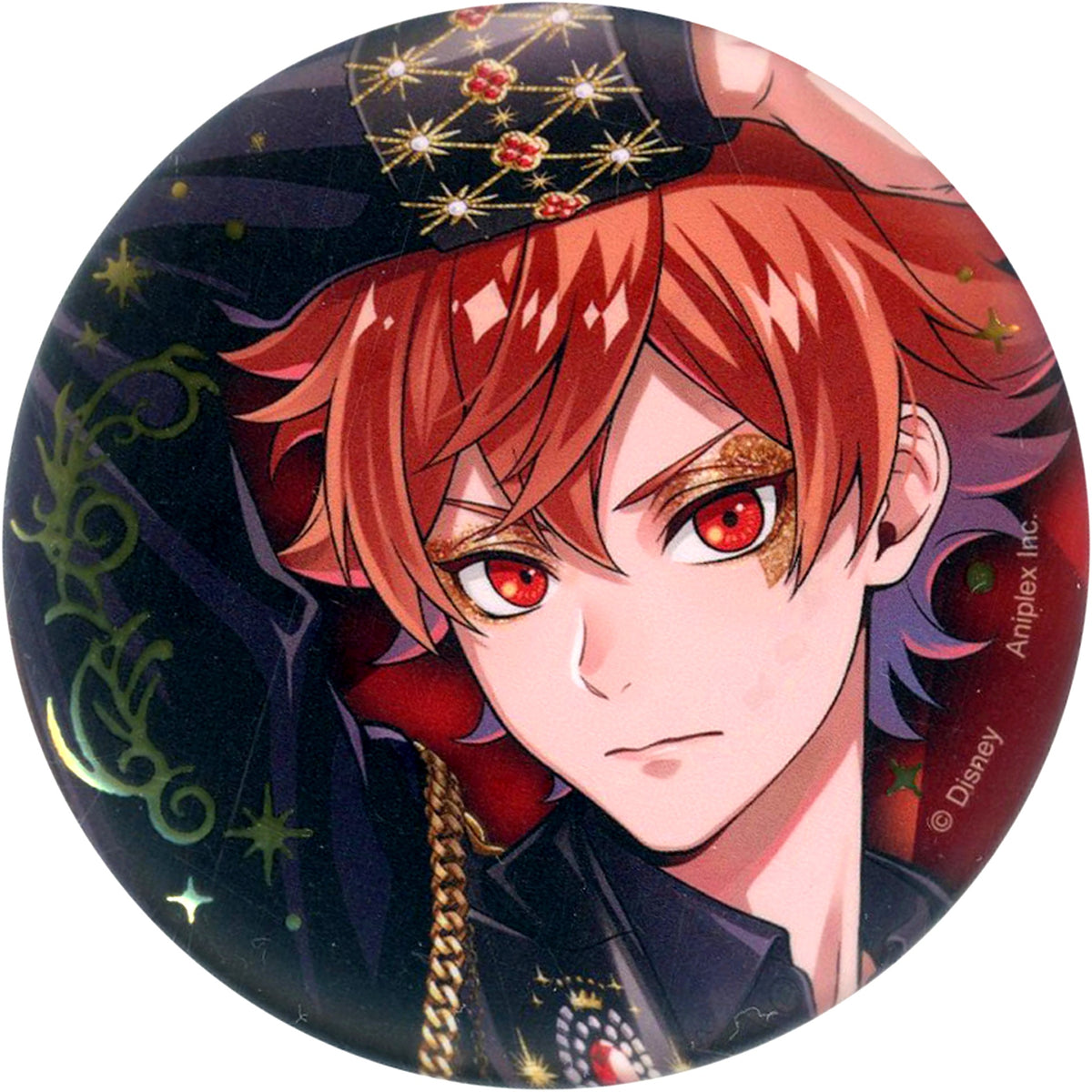 Ace Trappola Disney Twisted-Wonderland Button Collection Vol. 1 5th Anniversary POP-UP SHOP Dazzling [USED]